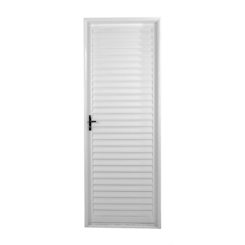 Porta de Aço Branca Laminada de 215 x 75cm Direita MGM